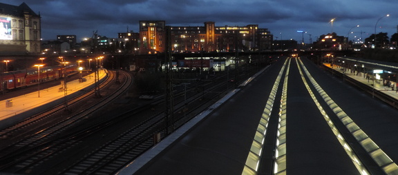 Station by night