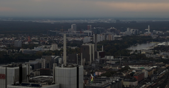 Over the city
