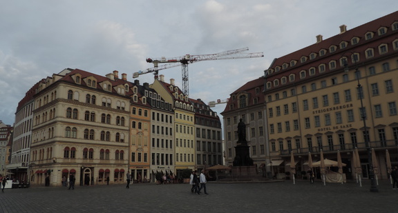 Across the square