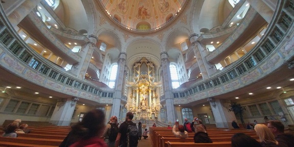 Inside the Frauenkirche