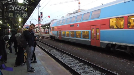 Train arriving