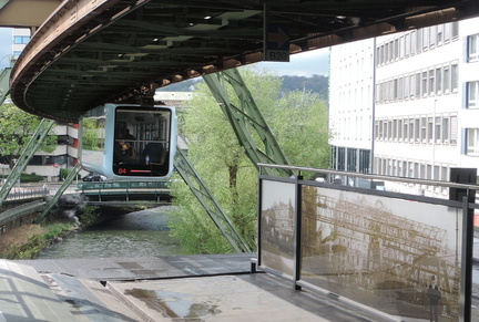 Train leaving