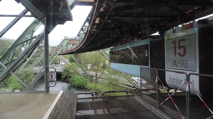 Train leaving
