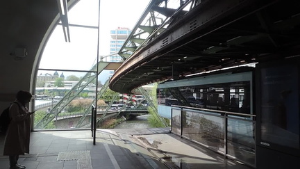 Train leaving