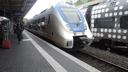 Train arriving
