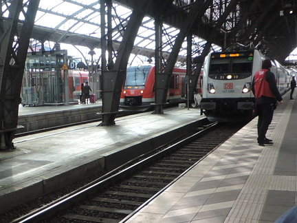 At the station