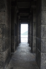 Inside the monument