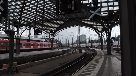 Trains leaving