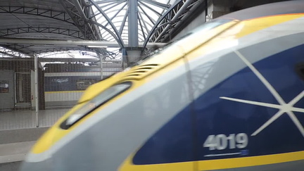 Train arriving