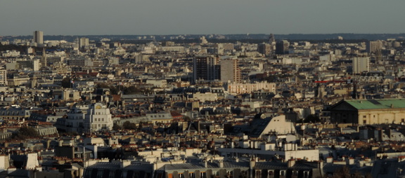 Over the city