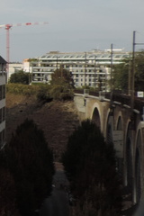 Along the viaduct