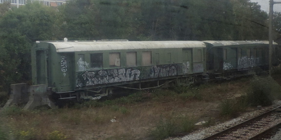 Abandoned train