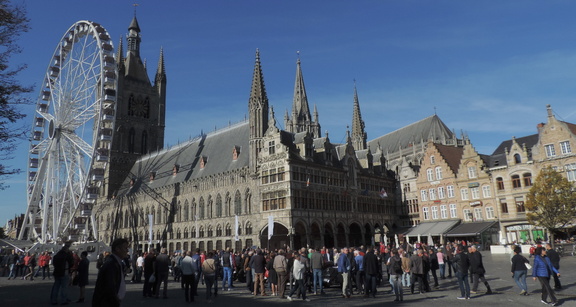 Across the square