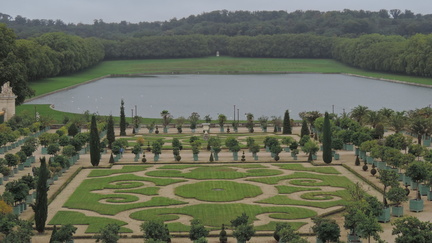 Garden and lake