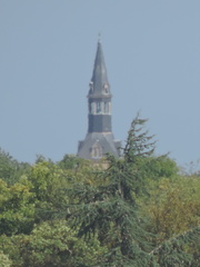 Distant spire