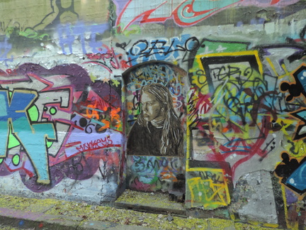 Graffiti wall