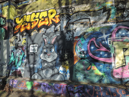 Graffiti wall