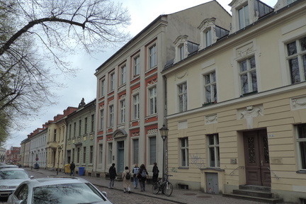Along the street