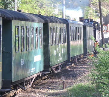 Along the train