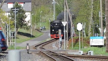 Train arriving