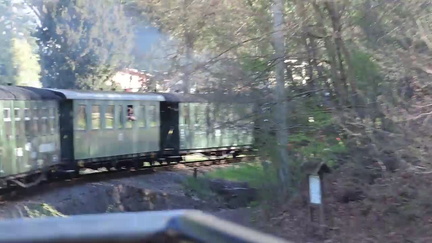 Along the train