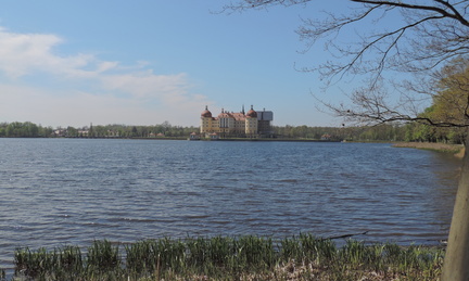 Across the lake