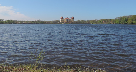Across the lake