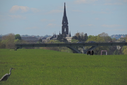Towards the spire