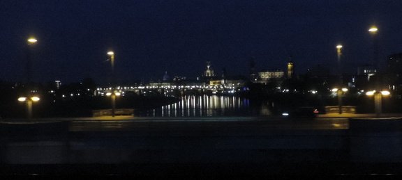 River by night