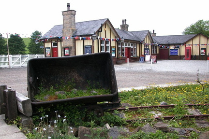 Truck in front of Station
