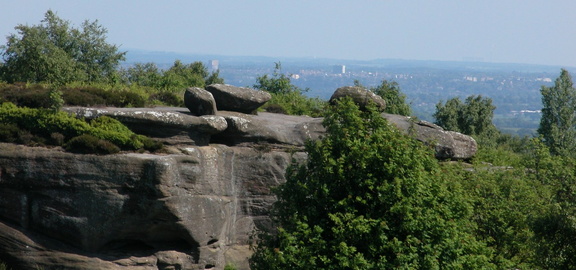 Harrogate over rocks