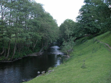 Curve in river