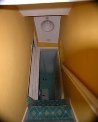 Up the stairs