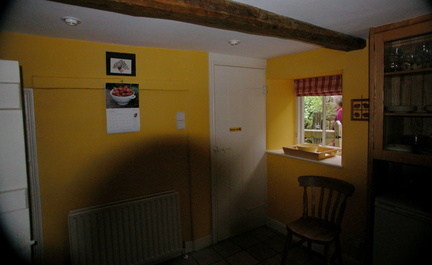 Kitchen door to Stairs