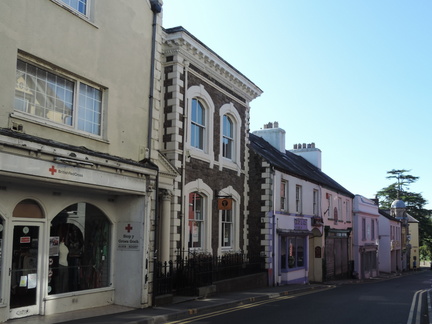 Down the street