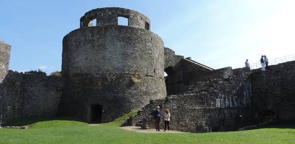 Across the castle