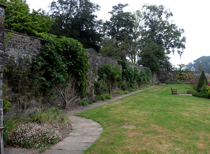Along the wall