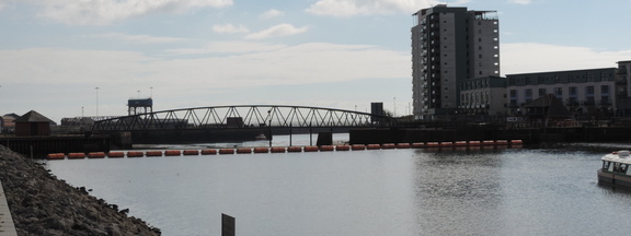 Bridge and weir