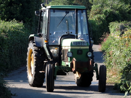Abandoned tractor