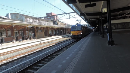 Train arriving