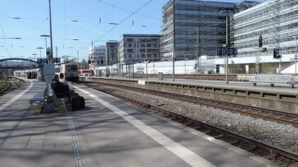 Train arriving