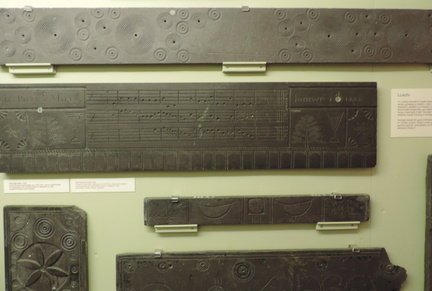 Slate carvings
