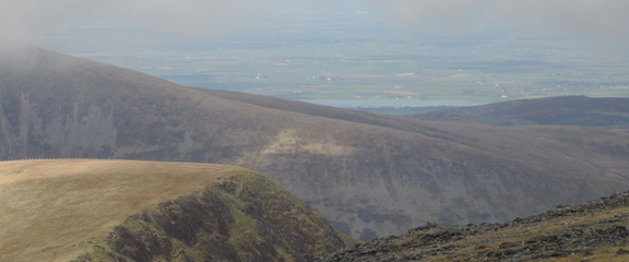 Looking down