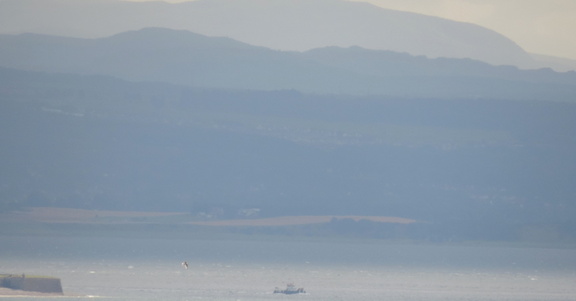Boat and mountains
