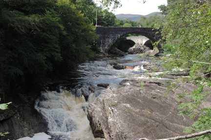 Rapids under bridge