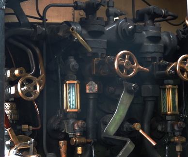 Inside the cab