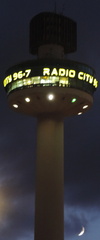 Tower at night