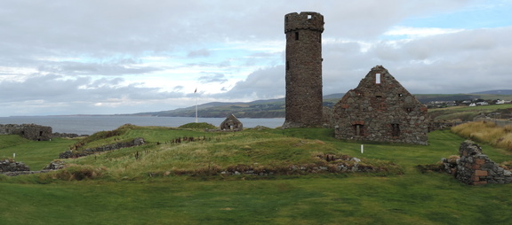 Across the castle