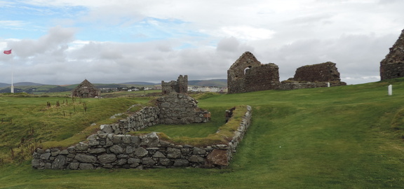 Across the castle