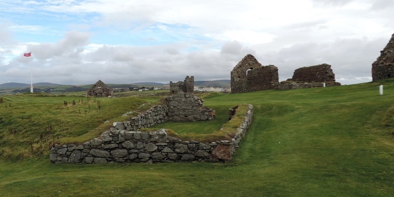 Across the castle